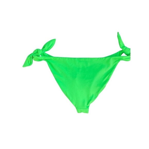 Susana Monaco Tie-Side Bikini Bottoms In Vibrant Green, VACATION, BEACH, MED - Picture 4 of 5